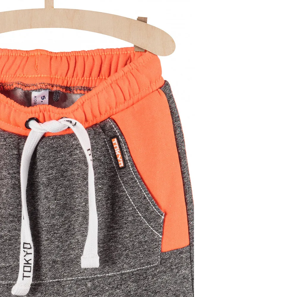 5.10.15 Tokyo Grey Kangaroo Pocket Fleece Trouser 1078