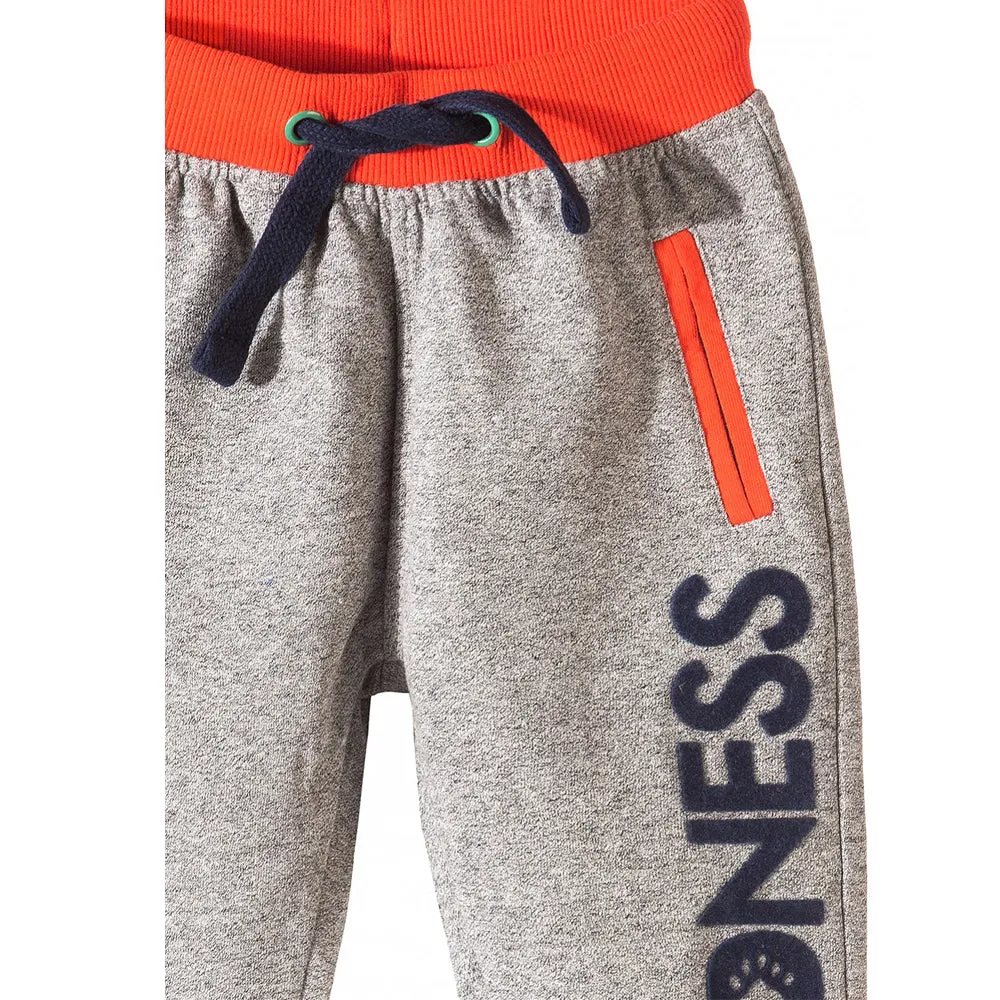 5.10.15 Wildness Contrast Belt Grey Fleece Trouser 1028