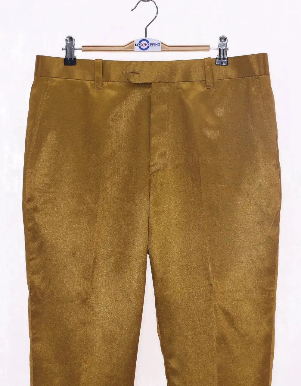 Burnt Gold and Black Two Tone Trouser