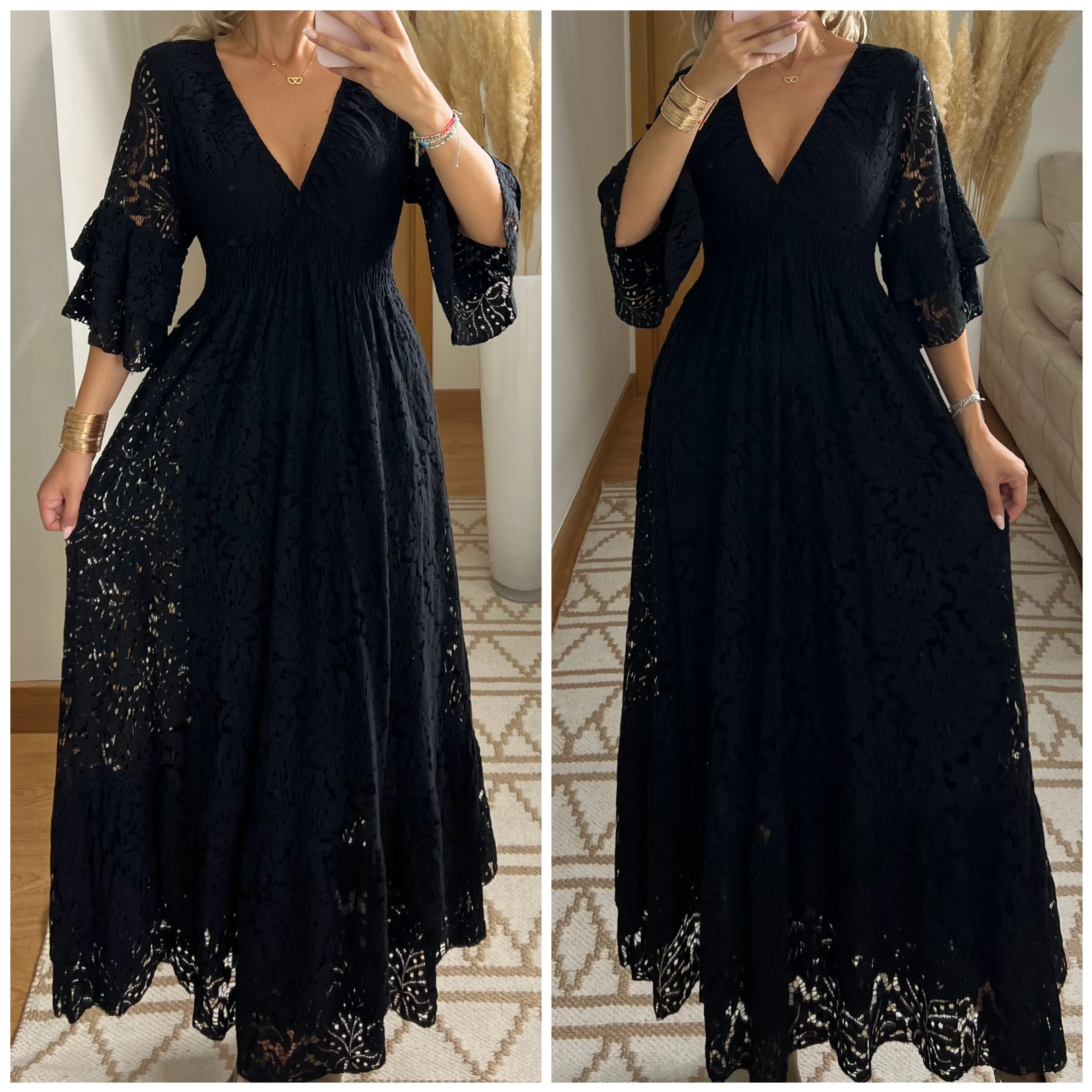 Ethereal Lace Gown
