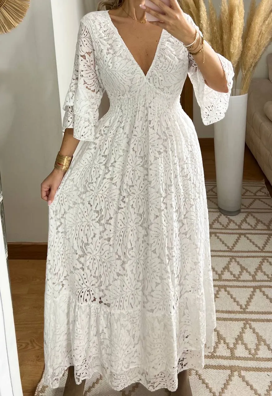 Ethereal Lace Gown