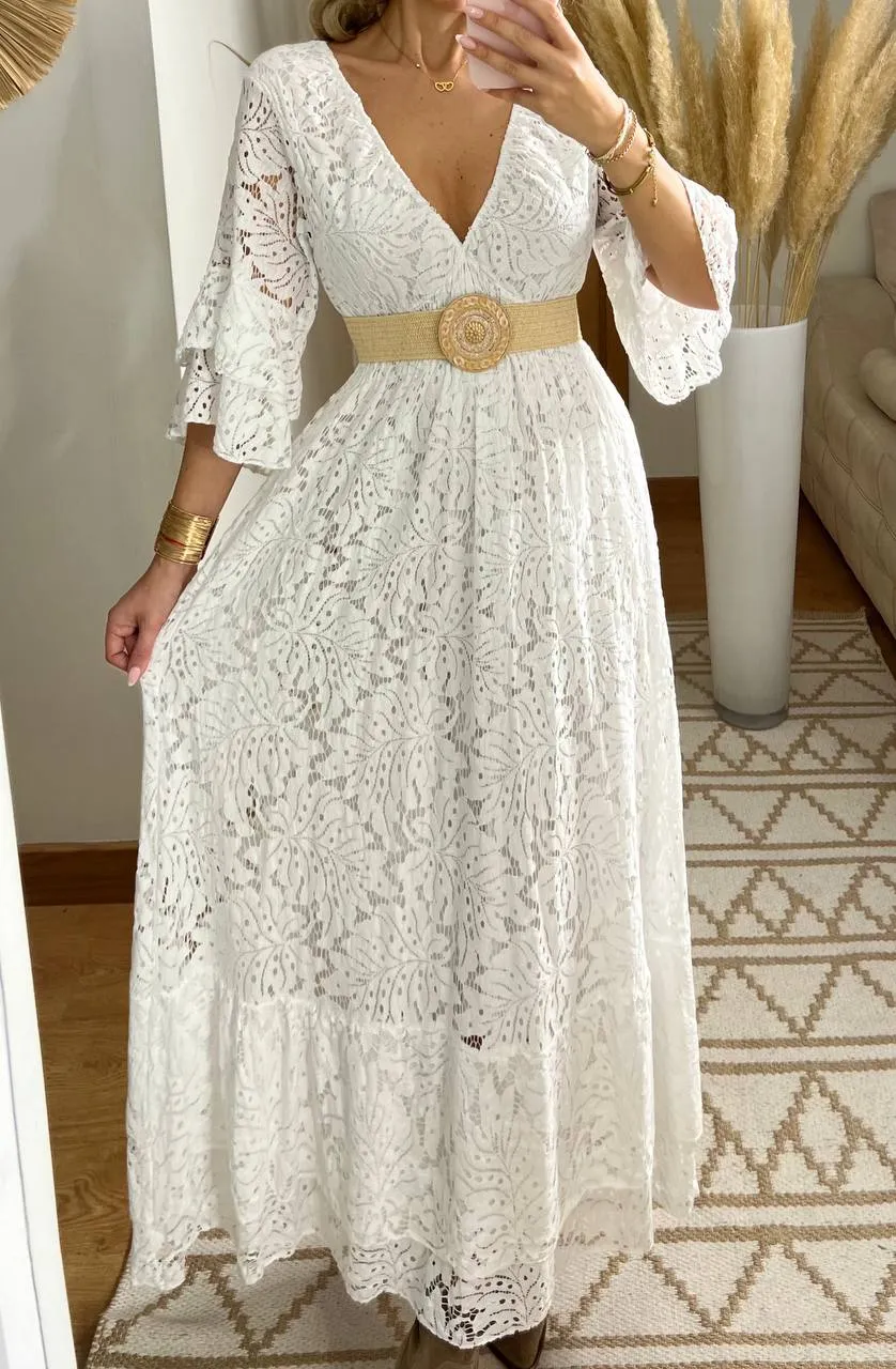 Ethereal Lace Gown
