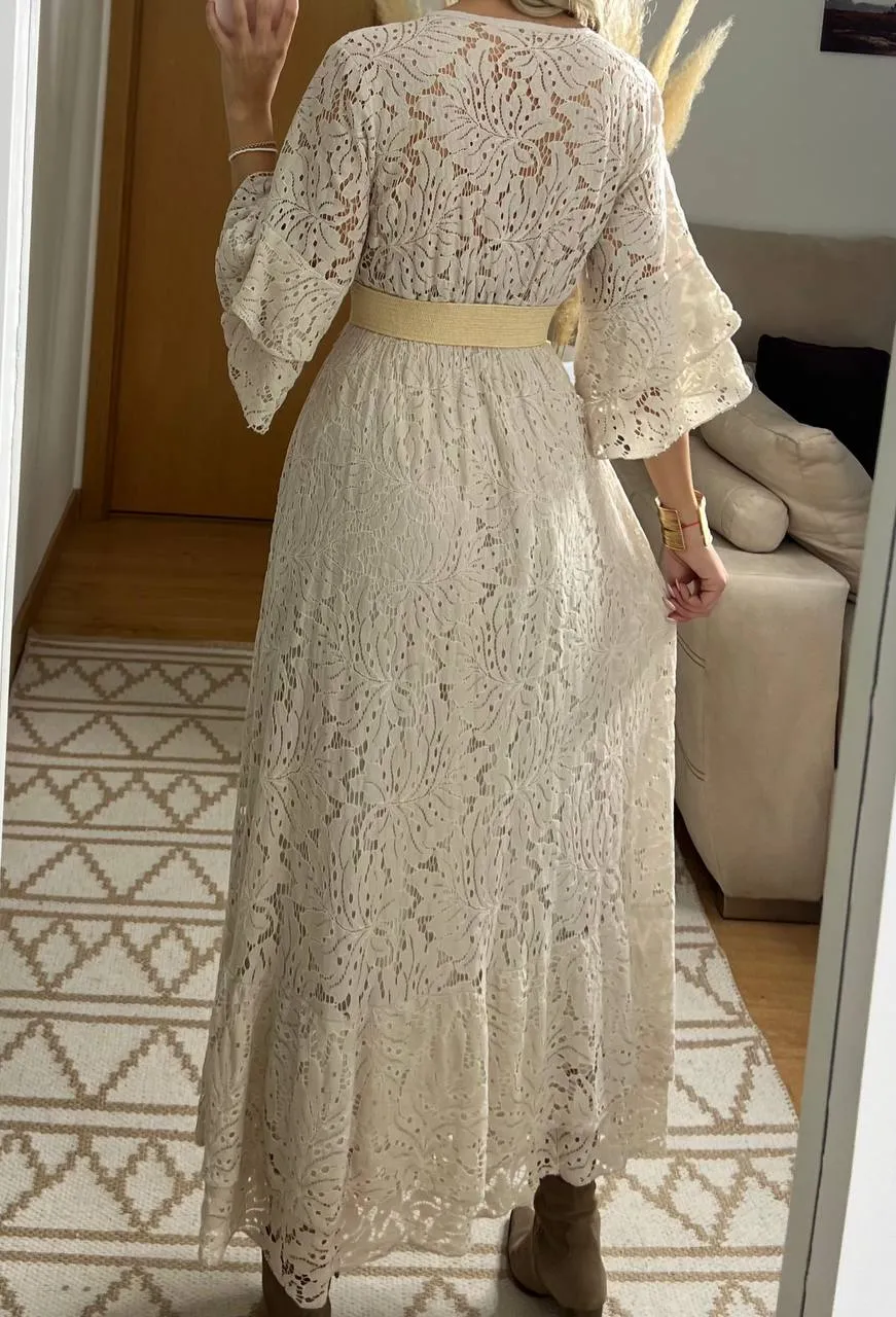Ethereal Lace Gown