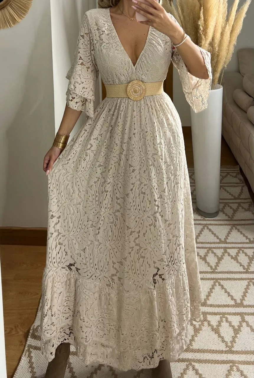 Ethereal Lace Gown