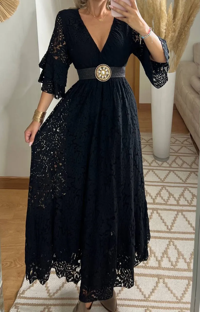 Ethereal Lace Gown