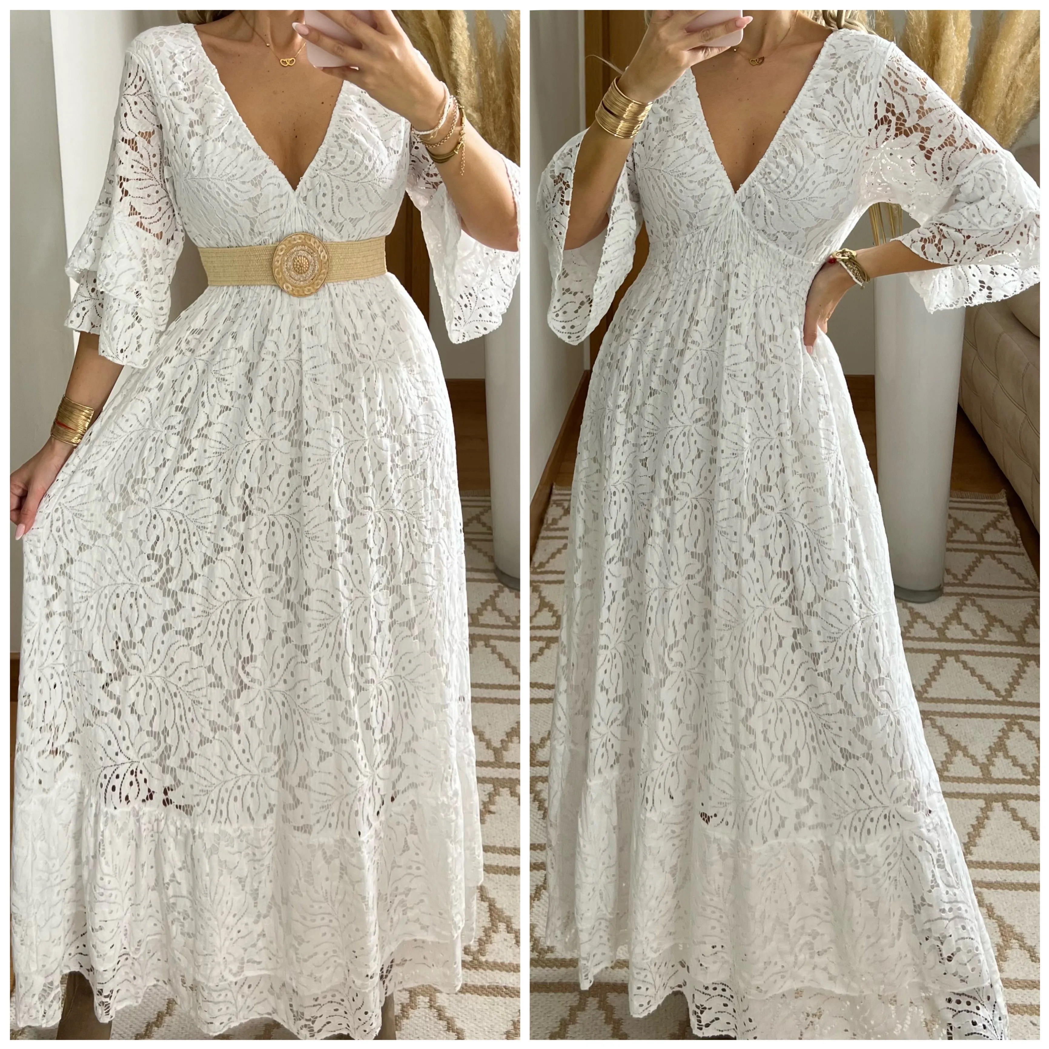 Ethereal Lace Gown