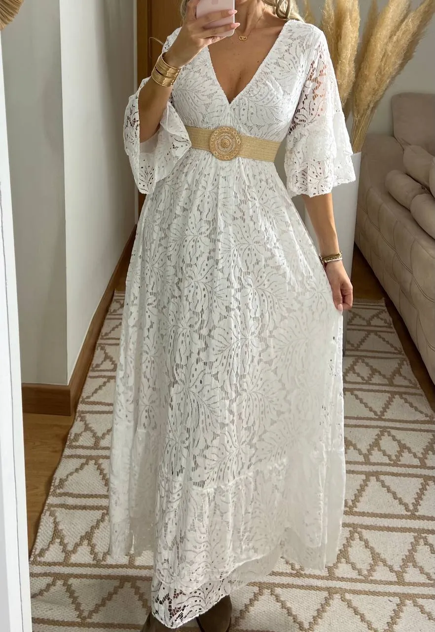 Ethereal Lace Gown