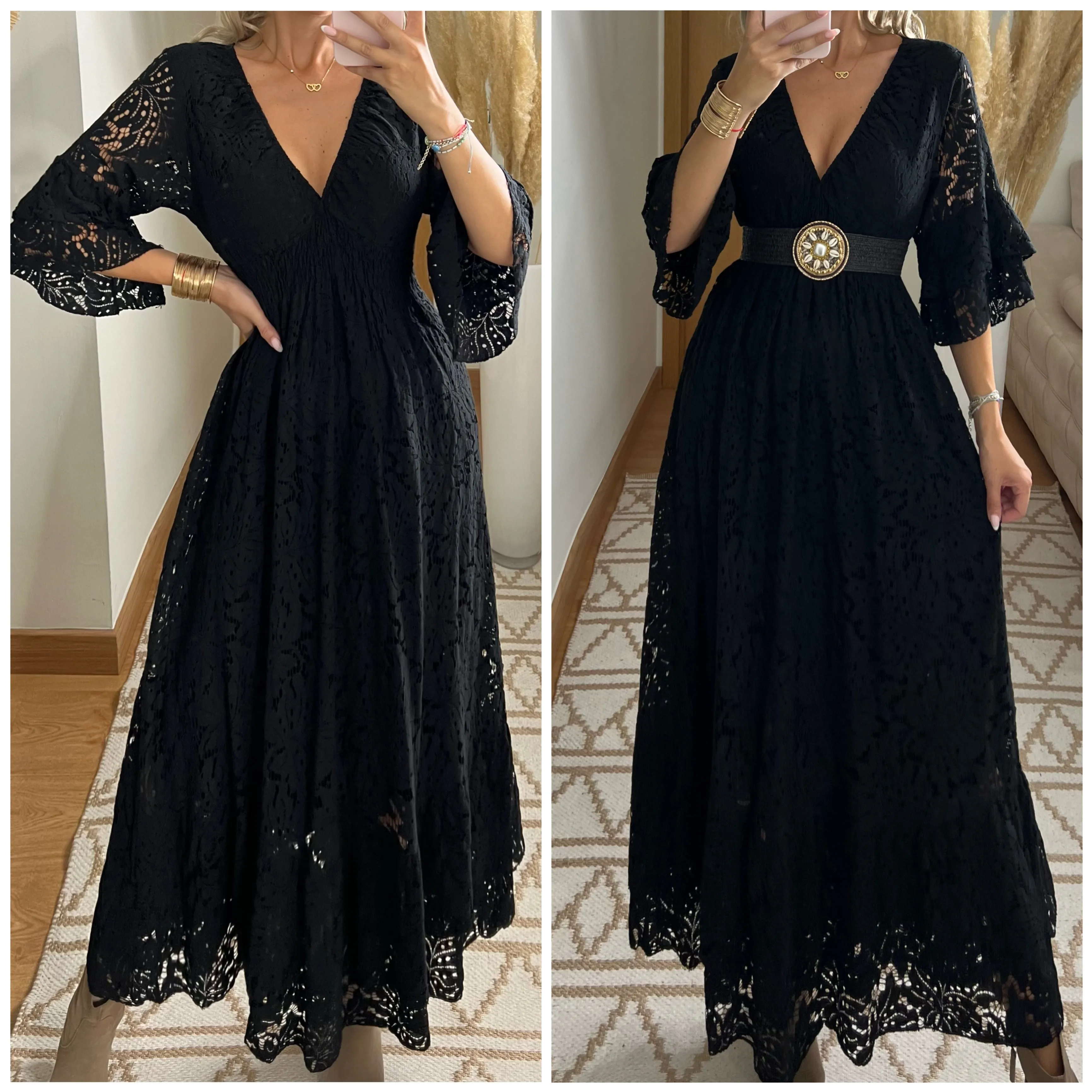 Ethereal Lace Gown