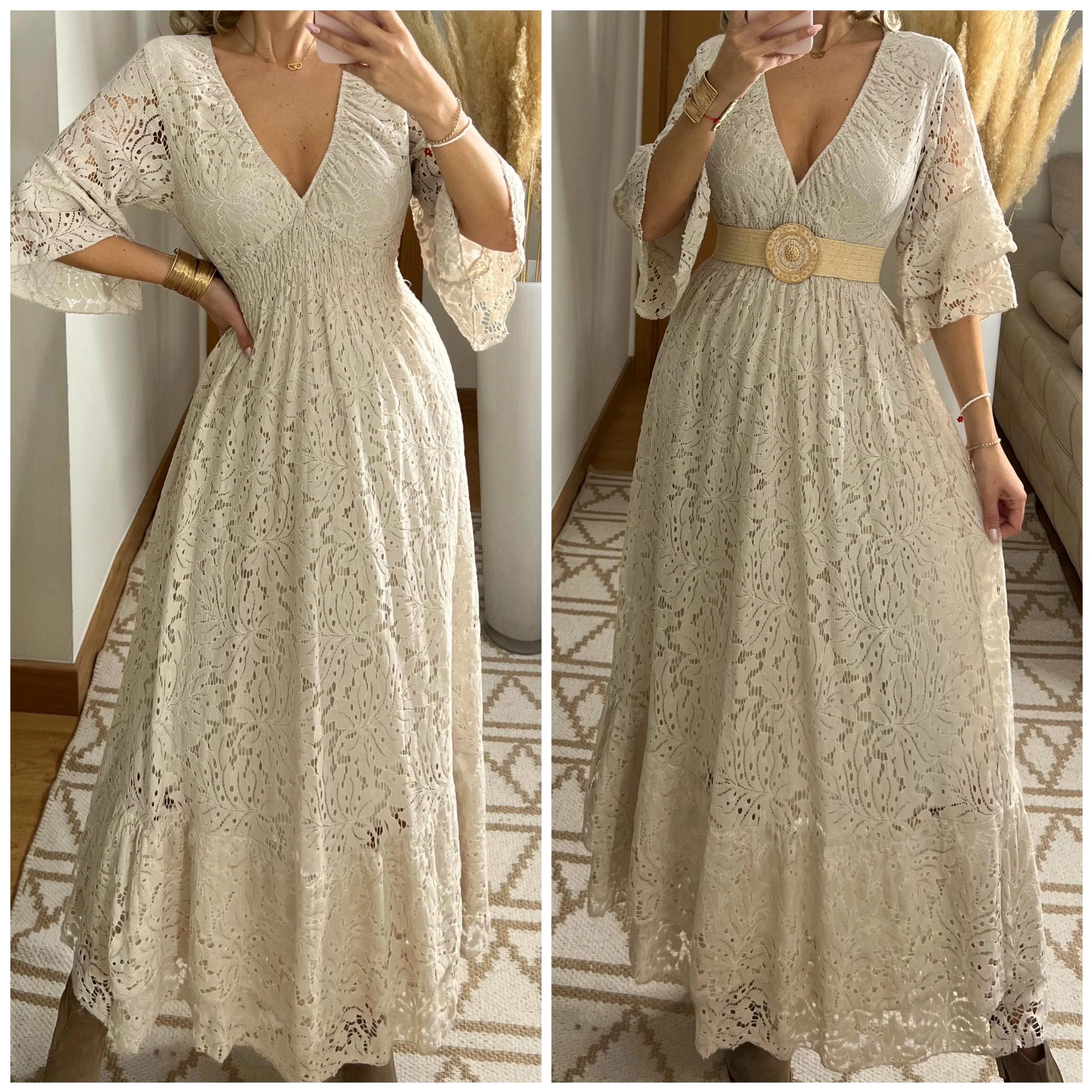 Ethereal Lace Gown
