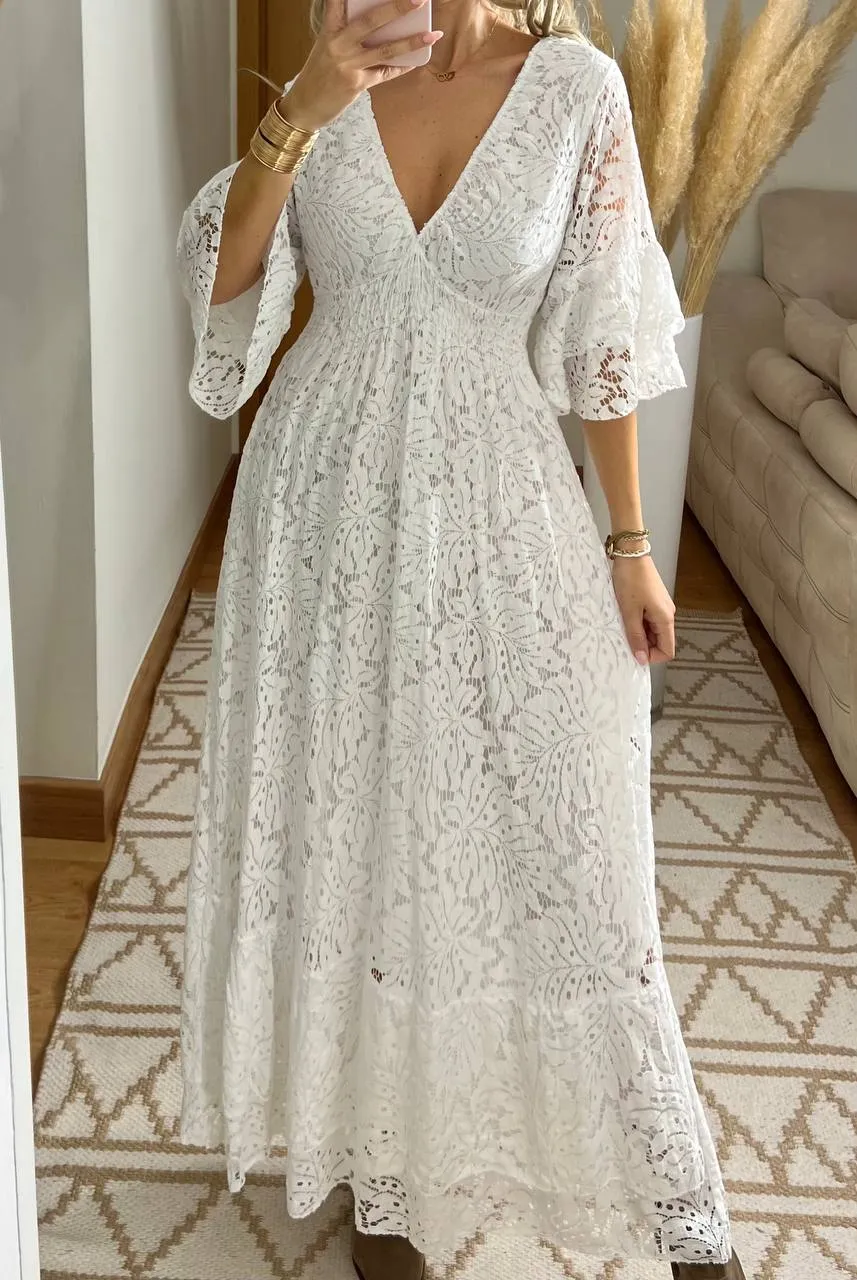 Ethereal Lace Gown
