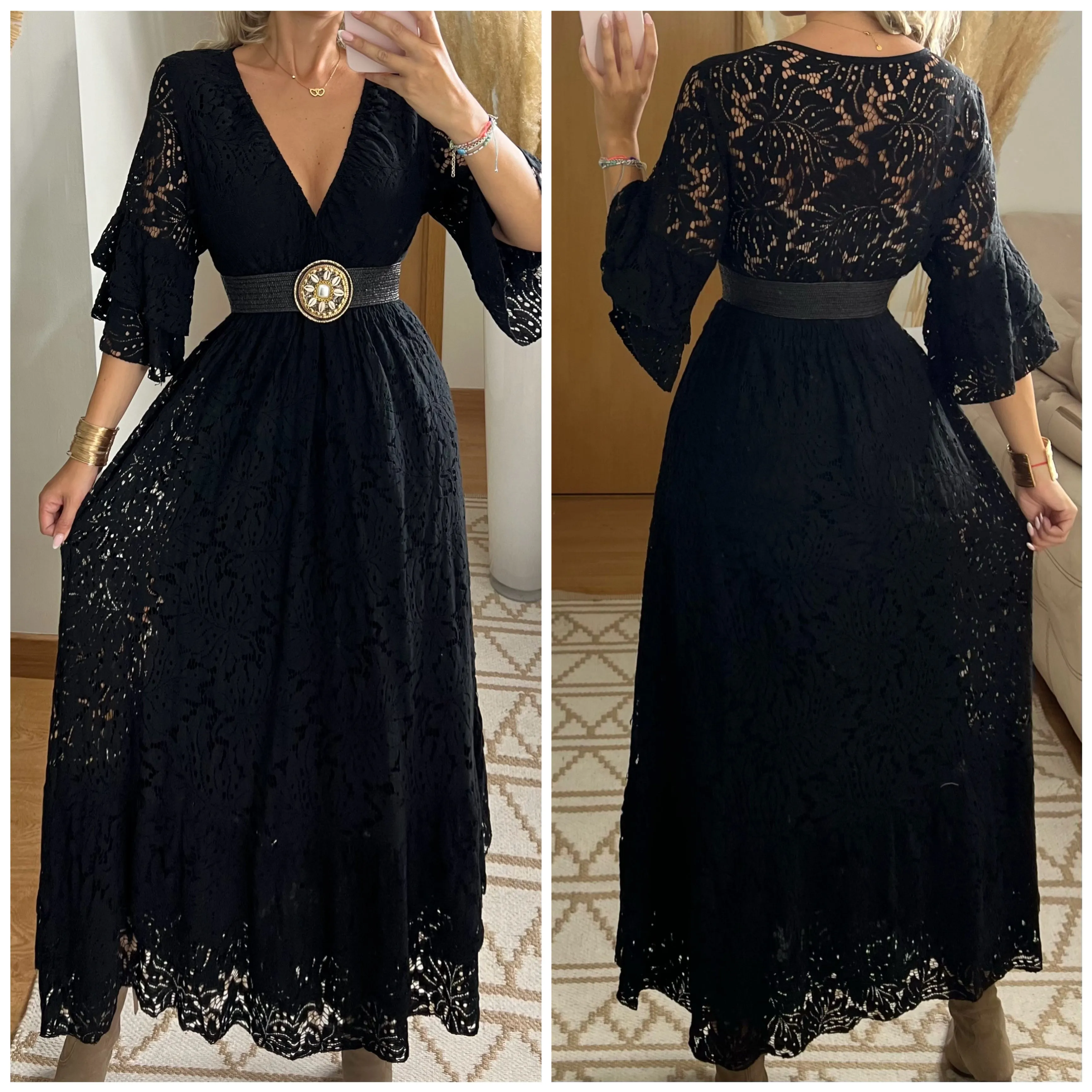 Ethereal Lace Gown