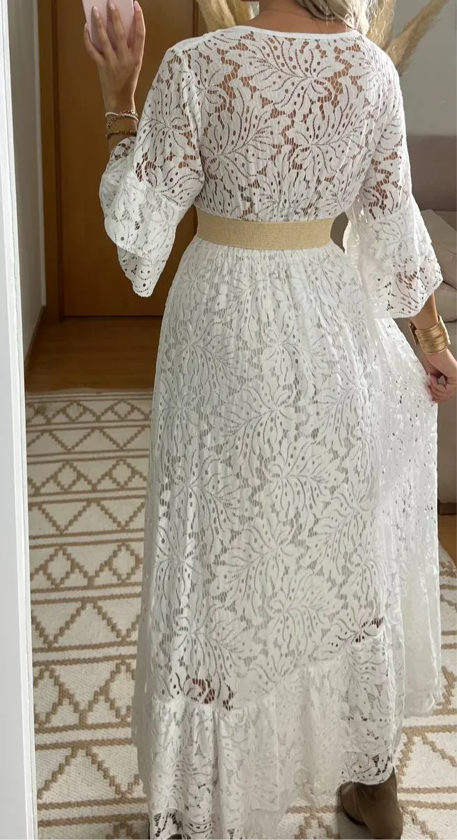 Ethereal Lace Gown