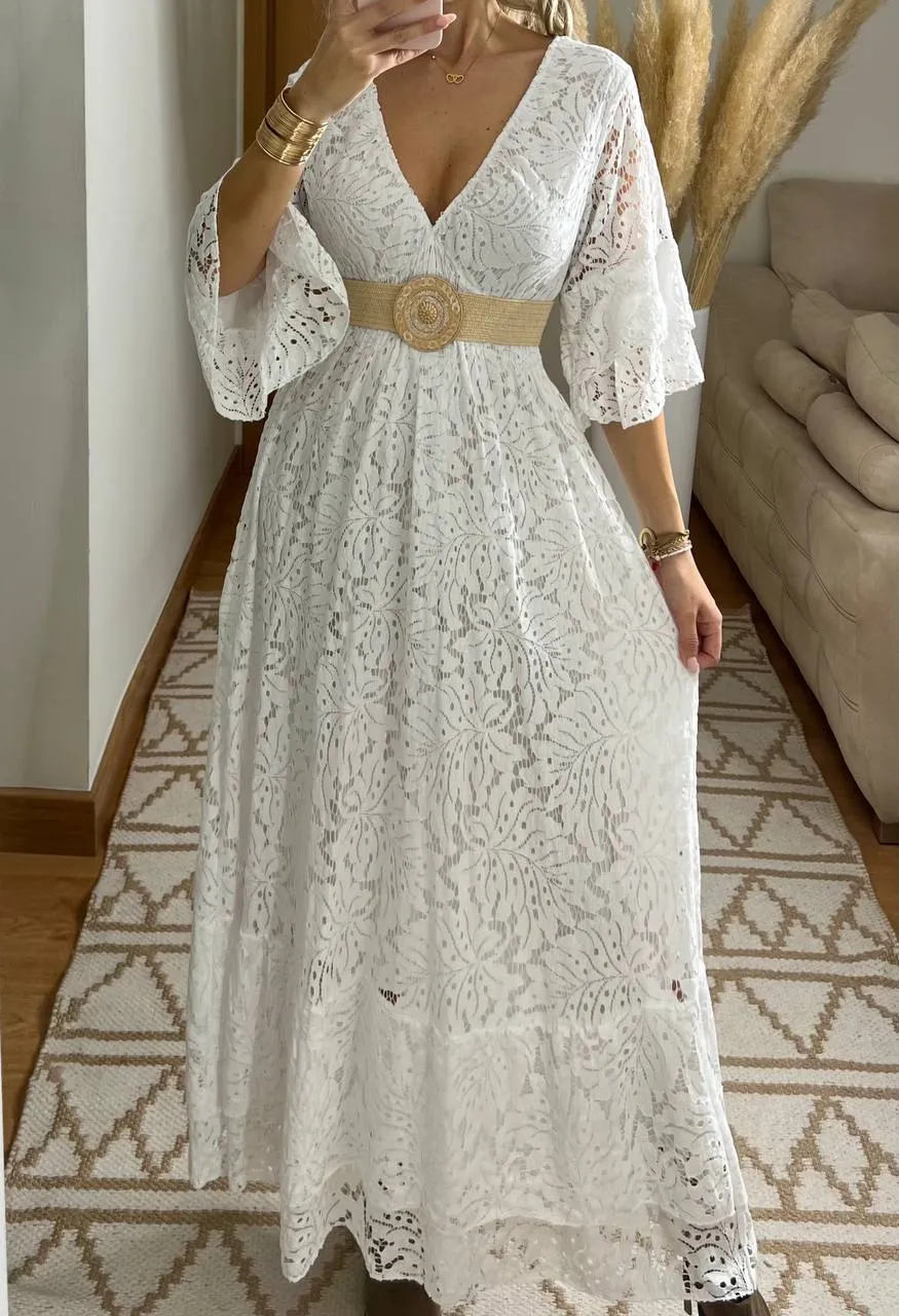 Ethereal Lace Gown