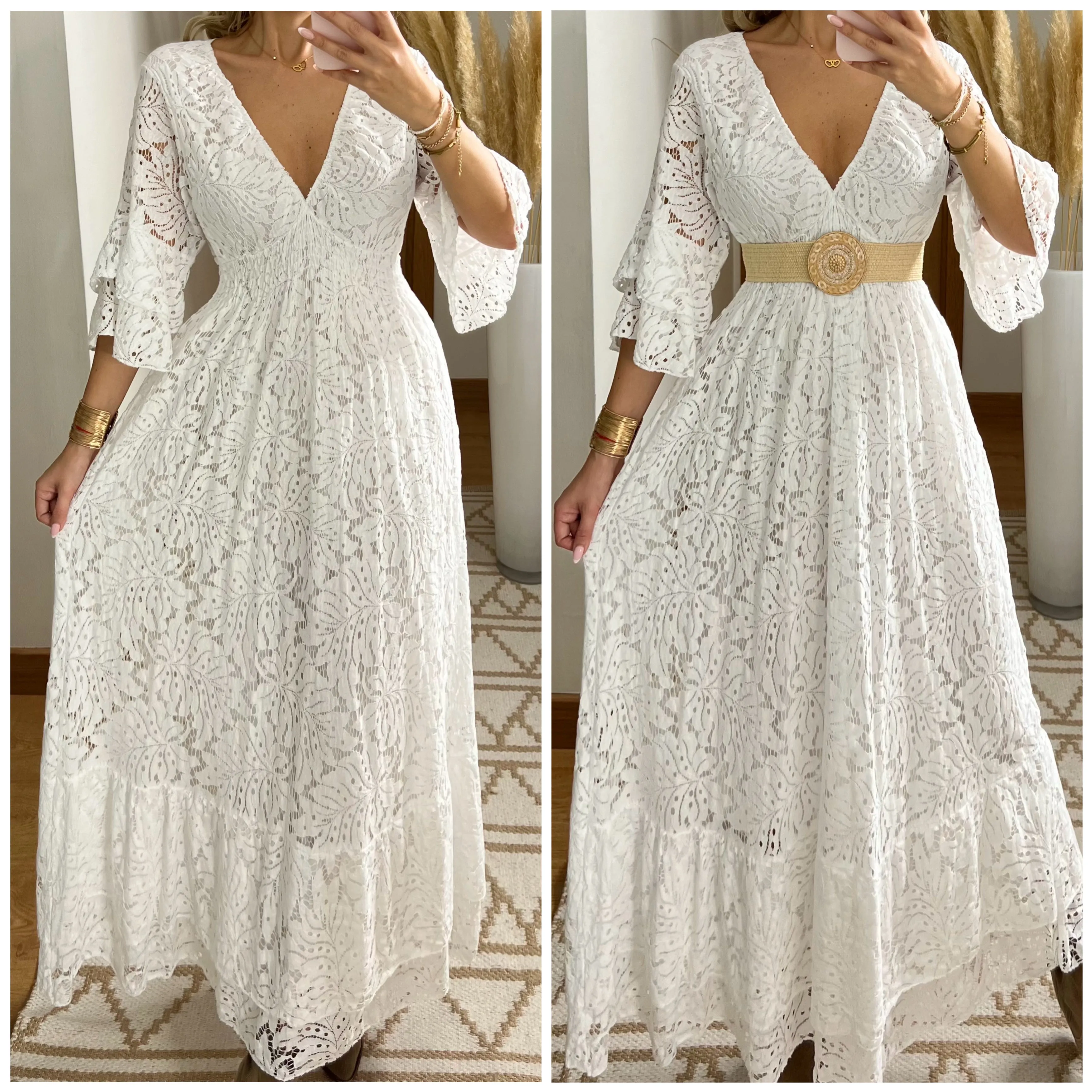 Ethereal Lace Gown
