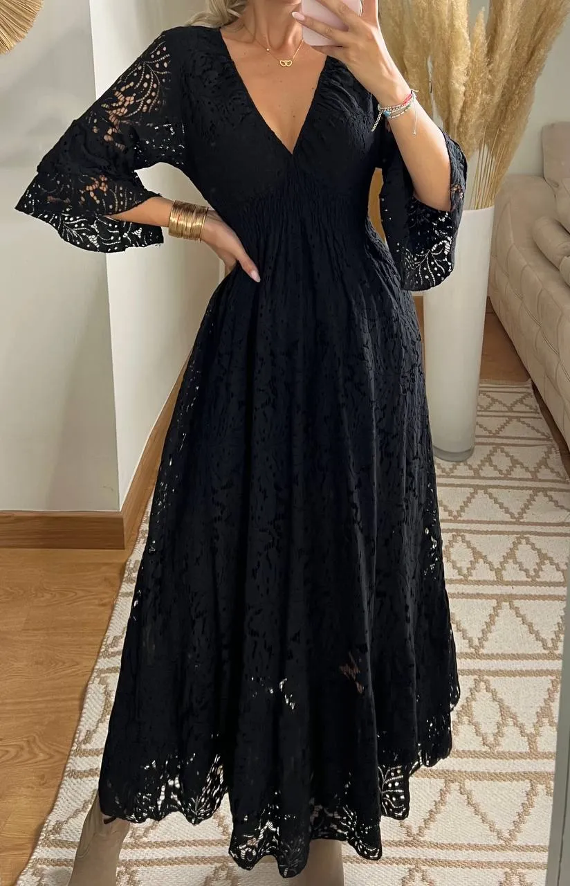 Ethereal Lace Gown