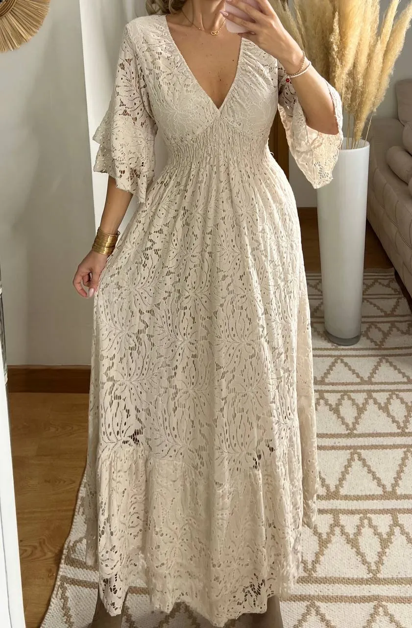 Ethereal Lace Gown