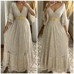 Ethereal Lace Gown