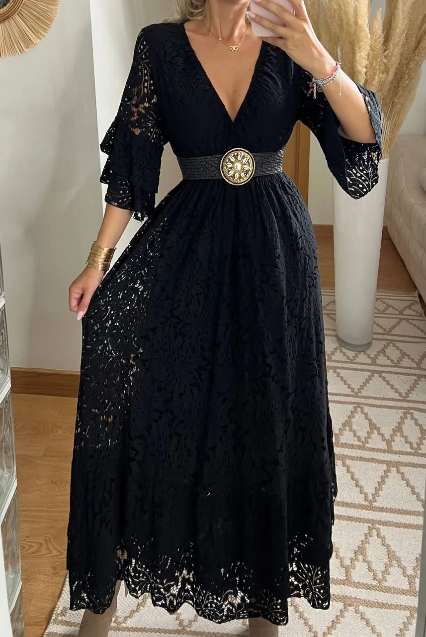 Ethereal Lace Gown