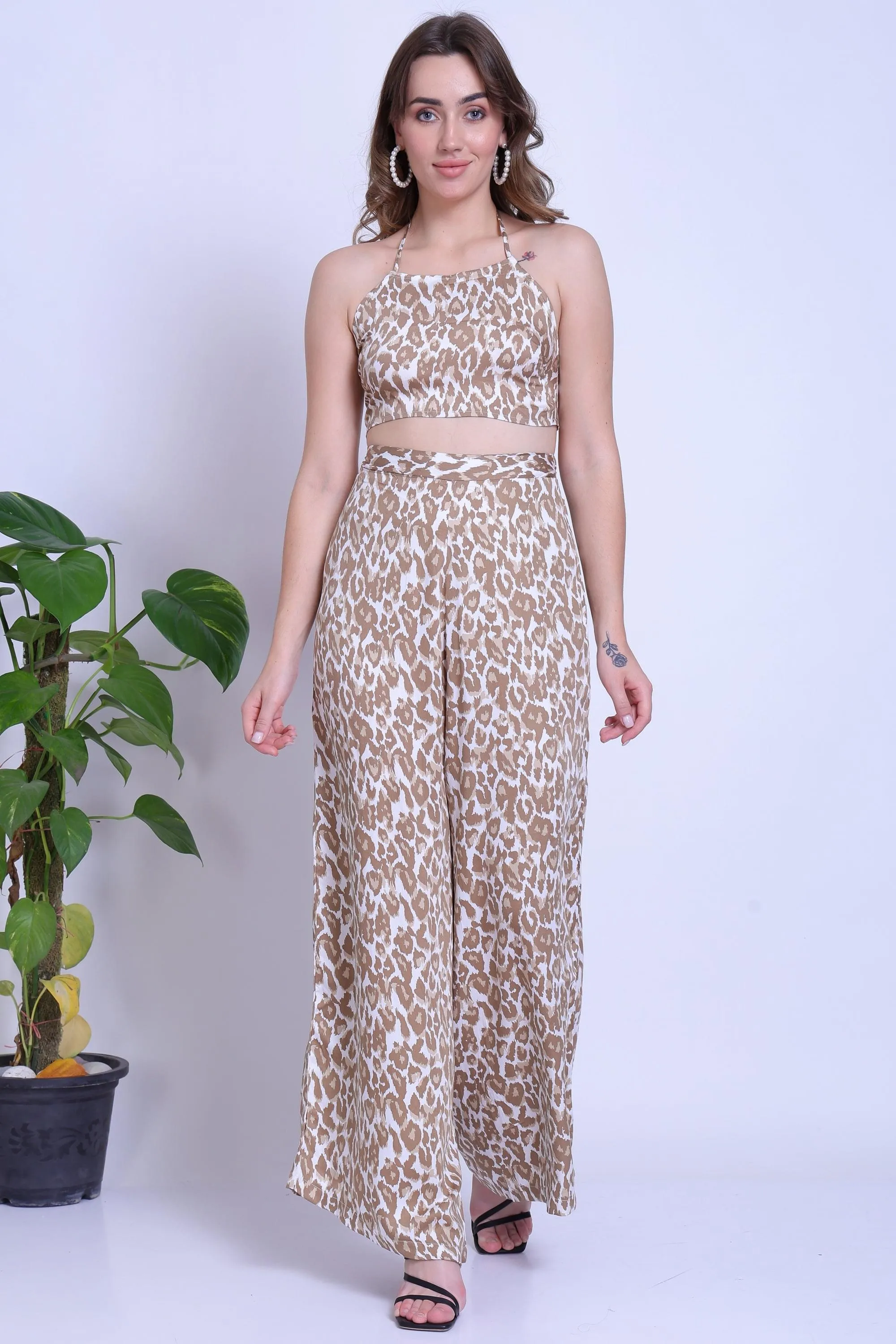 Fiora Halter Co-ord Set (BW04)