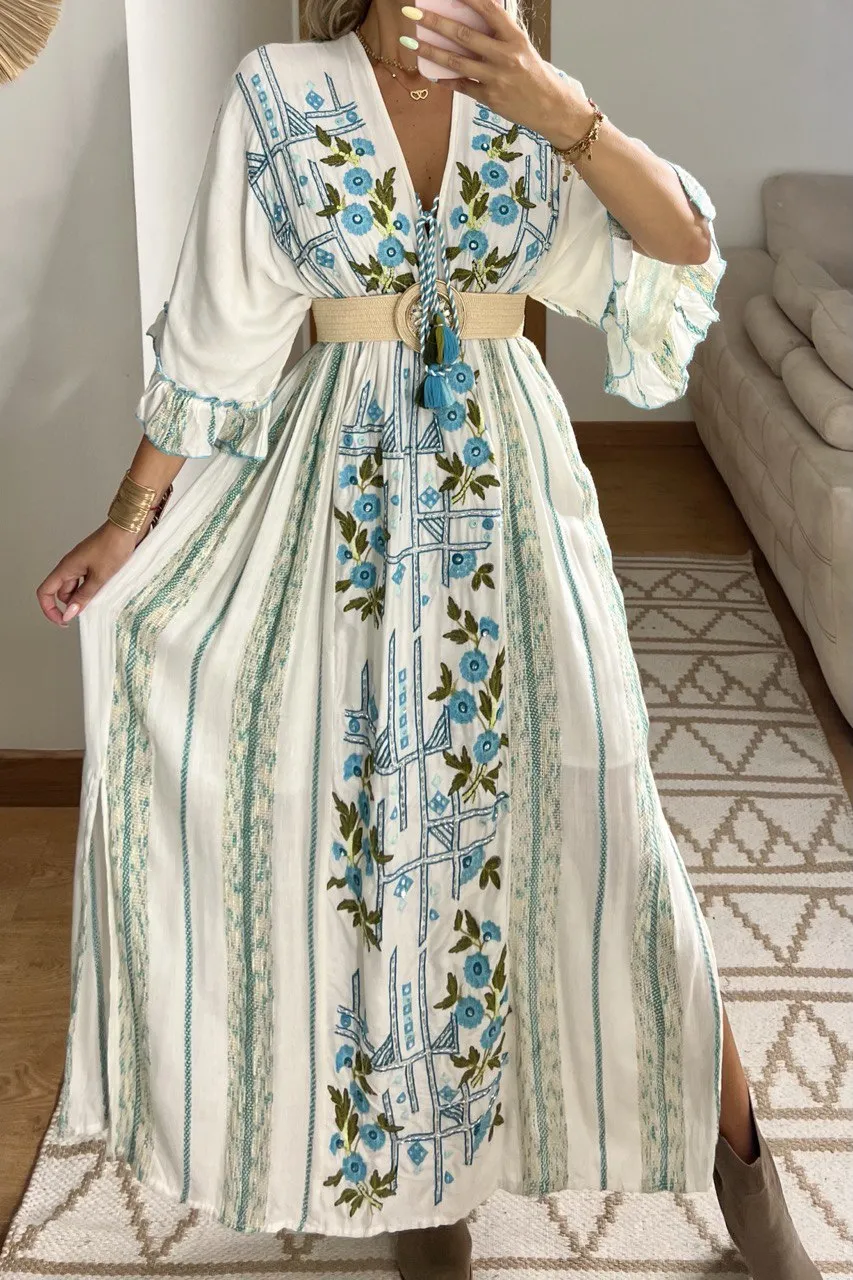 Floral Moon Maxi Dress