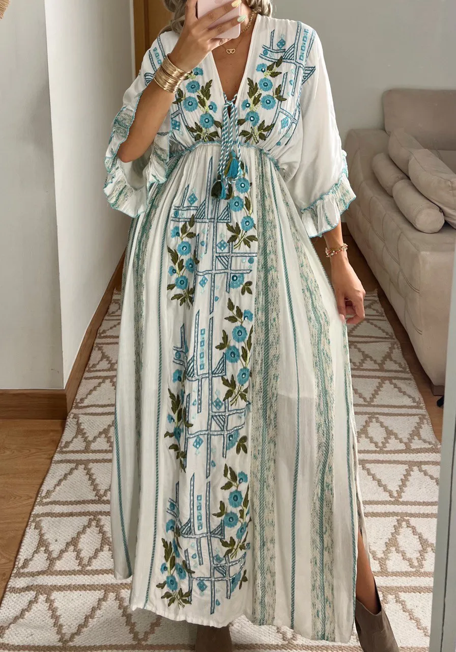 Floral Moon Maxi Dress