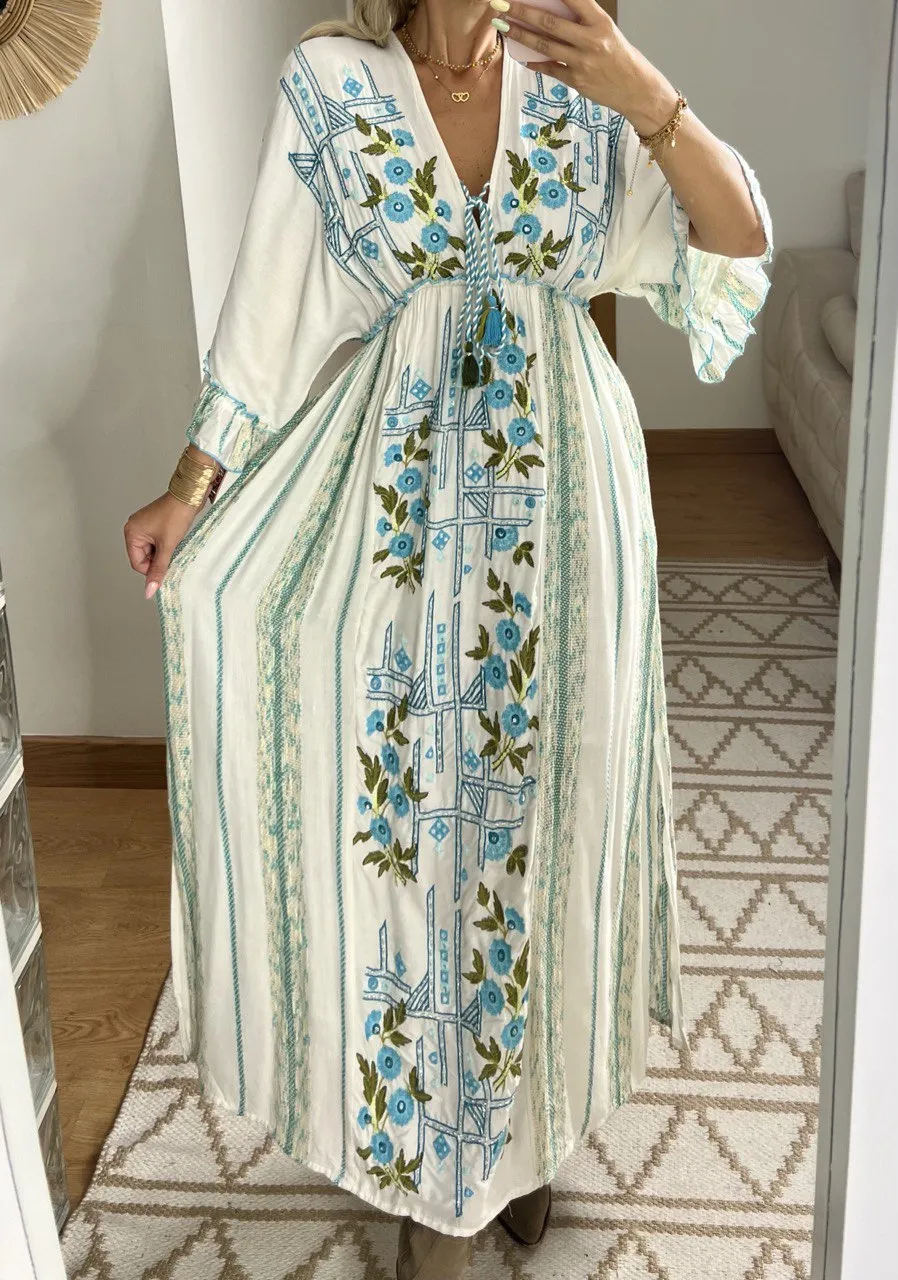 Floral Moon Maxi Dress