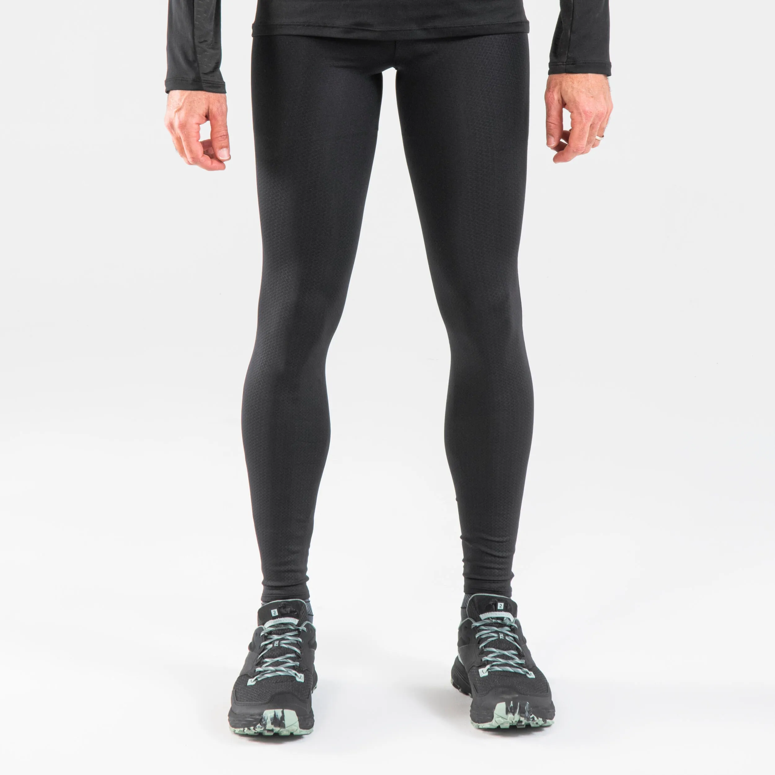 Long running pants Tights Trail Emboss men's black EVADICT, black