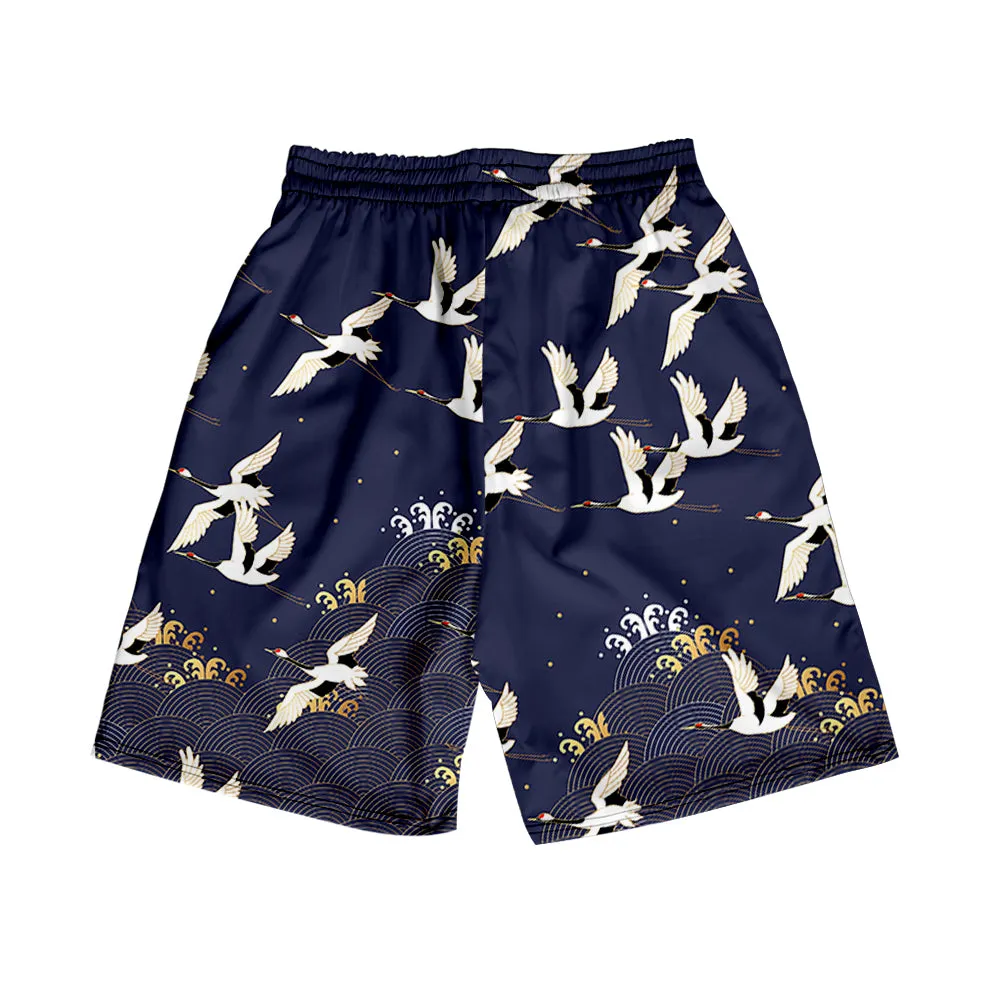 Men's Printed ShortsFashion Casual Harajuku Japan Style Beach Shorts