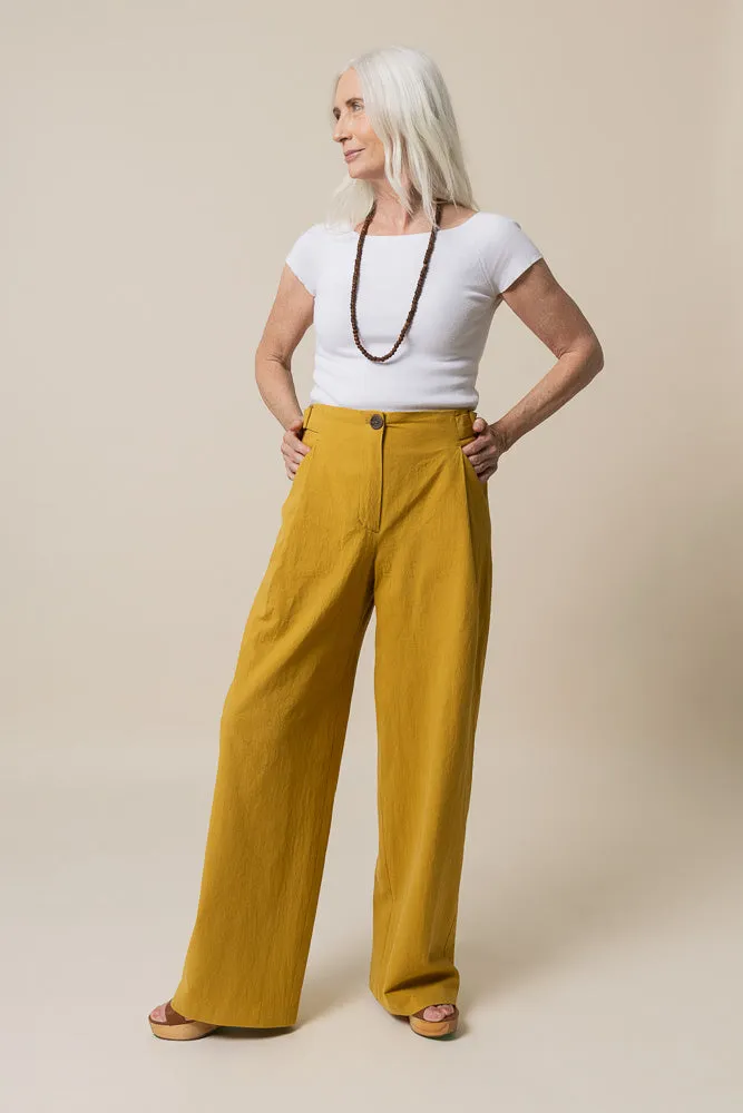 Mitchell Trousers Kit | Tumbled Non Stretch Cotton - Navy