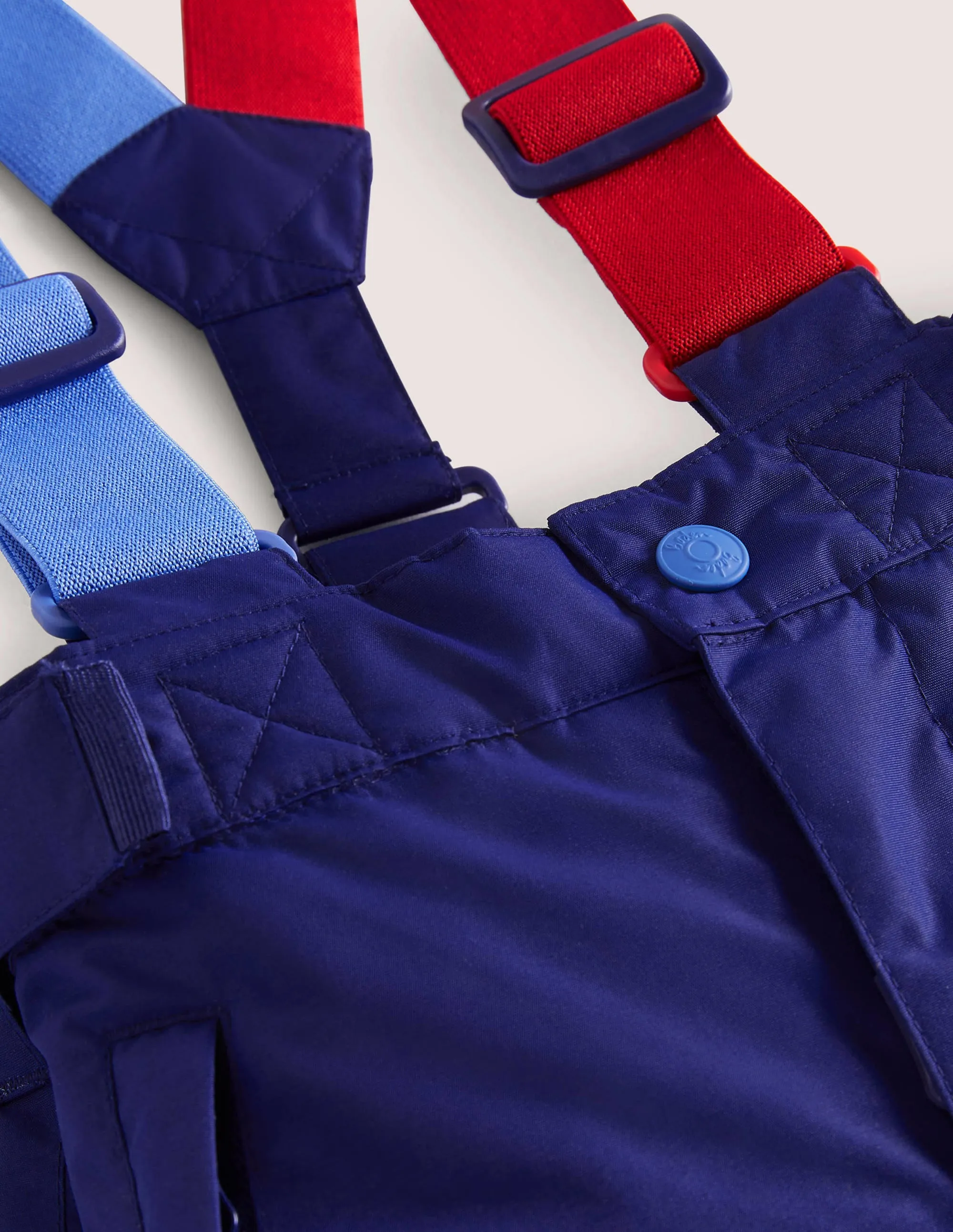 Navy Waterproof Dungaree Trousers-College Navy