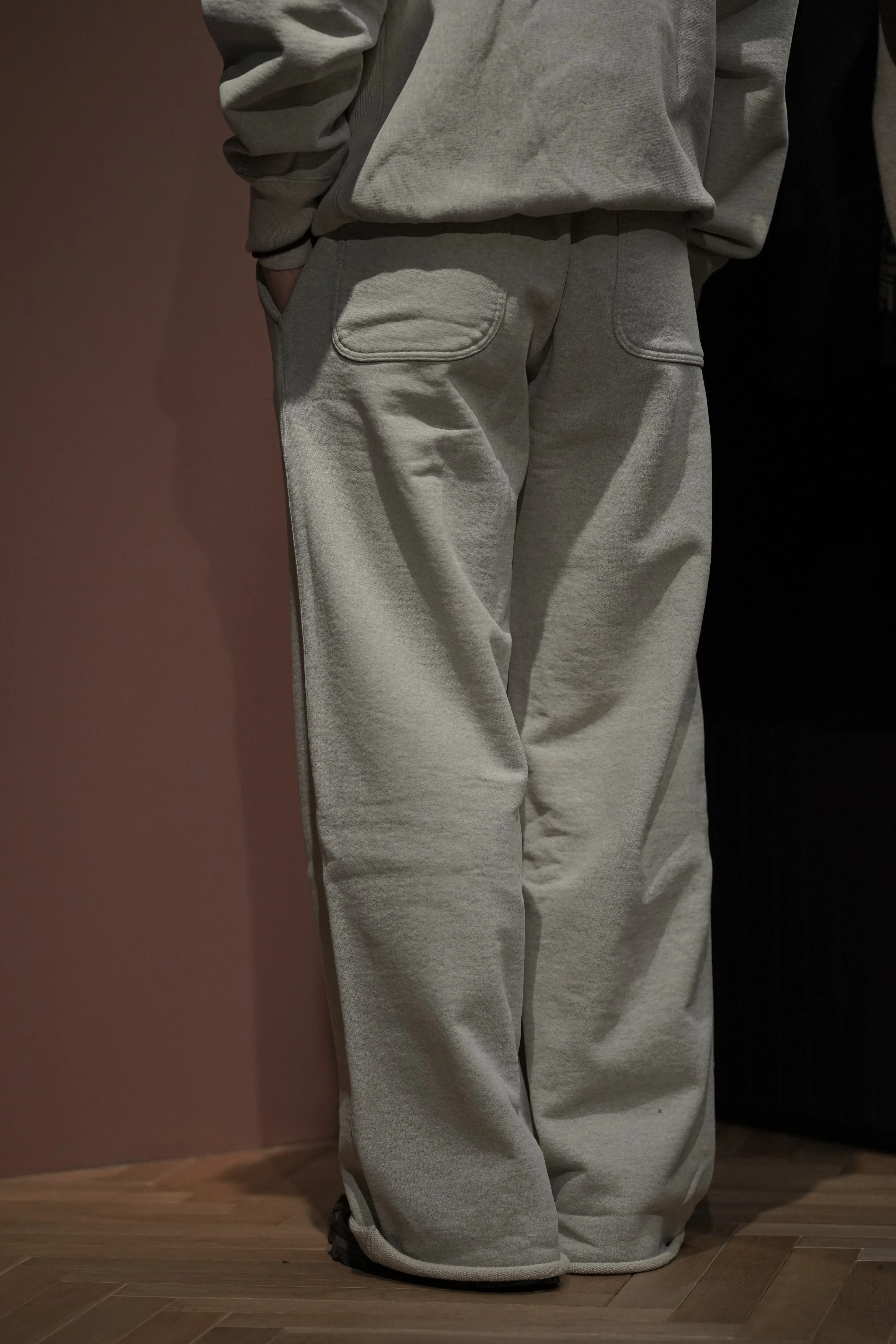 SUGARHILL LOGO PRINTED SWEAT TROUSERS (HEATHER GRAY)