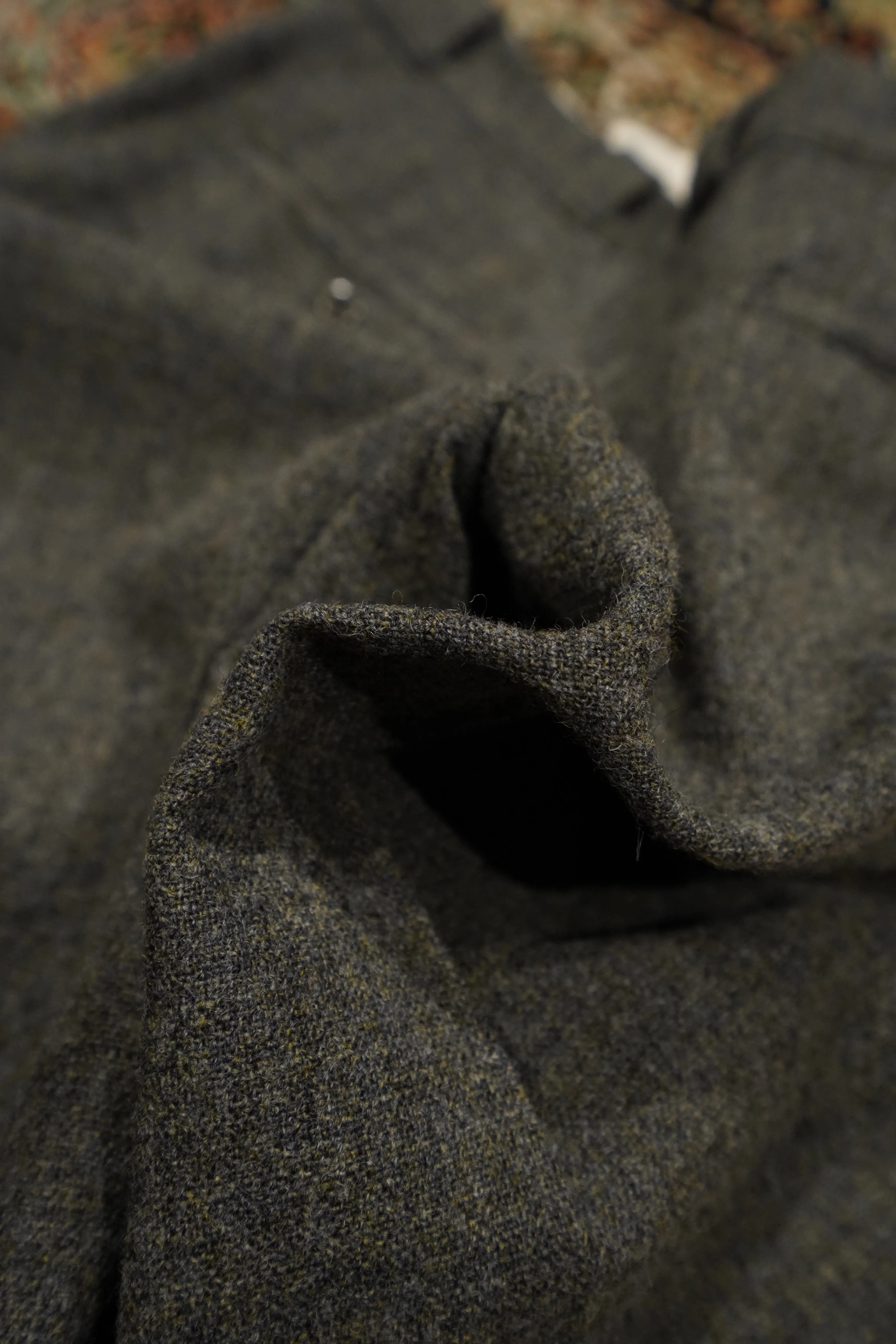 Taiga Takahashi WORK TROUSERS (MELANGE GRAY)