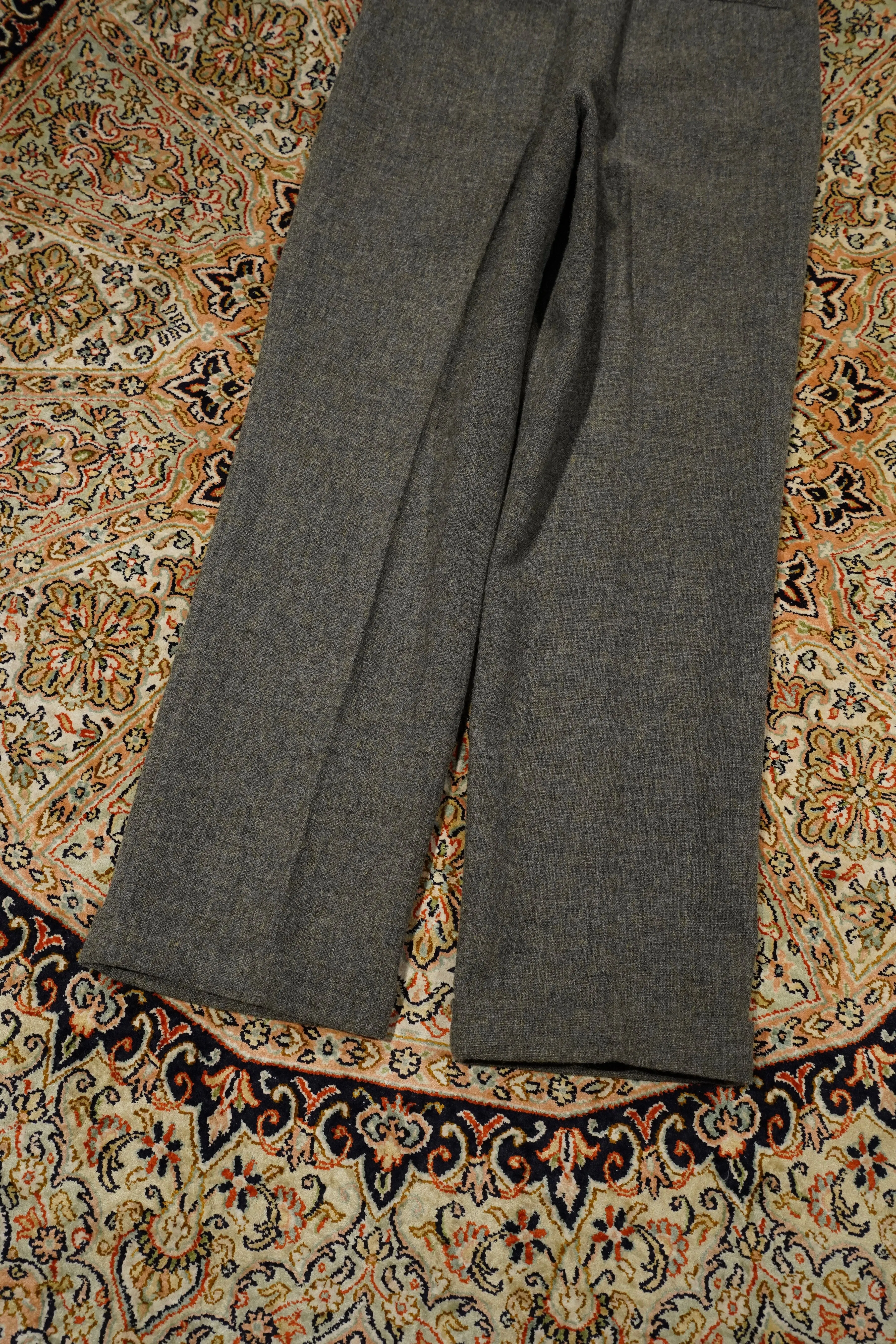 Taiga Takahashi WORK TROUSERS (MELANGE GRAY)