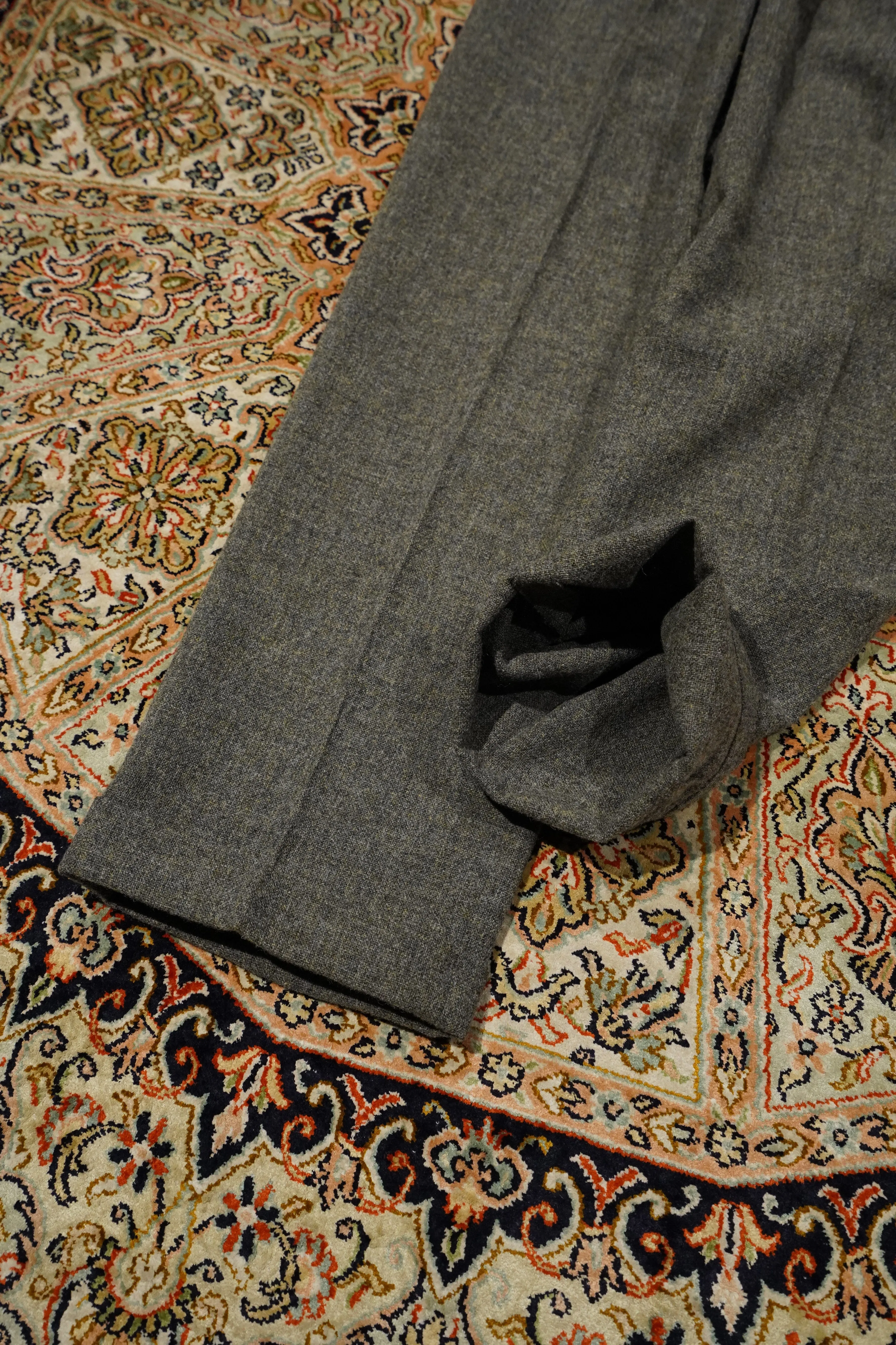 Taiga Takahashi WORK TROUSERS (MELANGE GRAY)