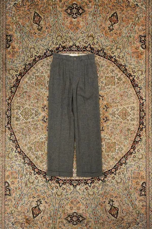 Taiga Takahashi WORK TROUSERS (MELANGE GRAY)